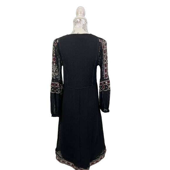 Zara Women Oversized Swiss Dot Embroidery Midi Dress Size XS - Picture 12 of 14